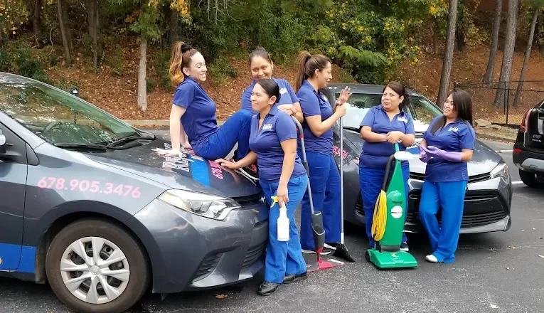 Rejoice Maids Team Outside